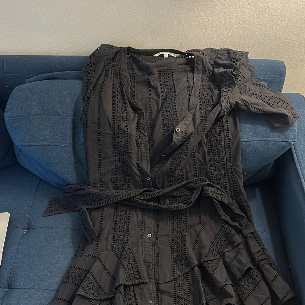 Veronica Beard wrap black dress